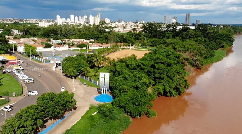 vista aérea da cidede de Rondonópolis