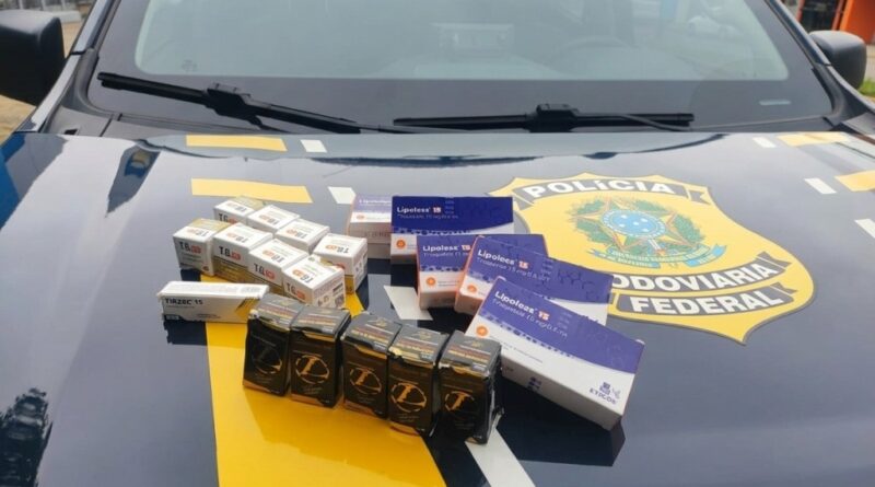 PRF apreende medicamentos irregulares durante fiscalização na BR-163 em Sorriso (MT)