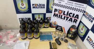 Polícia Militar prende suspeito por tráfico de drogas no bairro Pedra 90