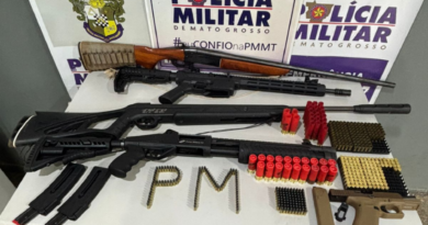 Polícia Militar aumenta em 64% as apreensões de armas de fogo em todo o Estado