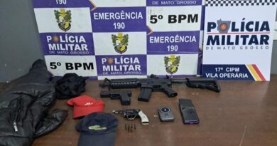 Polícia Militar resgata vítimas mantidas reféns durante roubo a residência em Rondonópolis