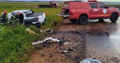 Corpo de Bombeiros atende duas ocorrências de acidente de trânsito em Cáceres e Itiquira