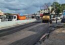 Obras do BRT seguem com execução de nova camada de asfalto na Prainha