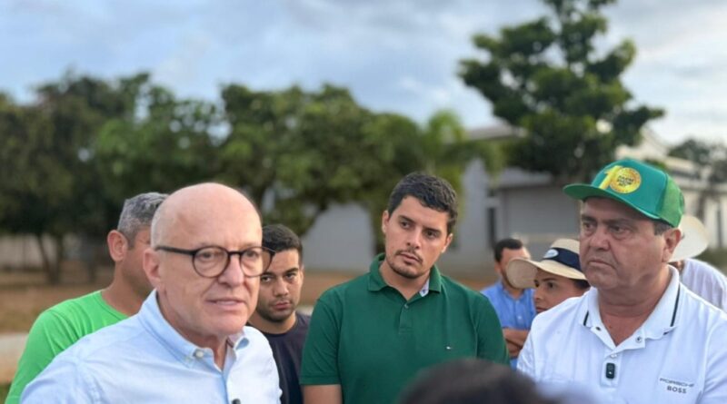 Prefeito e vice-governador visitam Nova Poxoréu para avaliar melhorias na infraestrutura