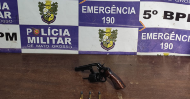 Polícia Militar prende homem por tentativa de roubo e apreende arma de fogo