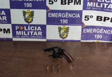 Polícia Militar prende homem por tentativa de roubo e apreende arma de fogo