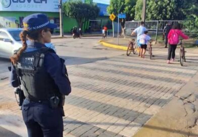 Guarda Civil Municipal reforça segurança nas entradas e saídas das escolas em Lucas do Rio Verde