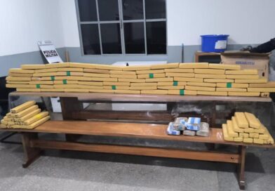 Polícia Militar apreende mais de 130 tabletes de entorpecente durante abordagem em Guiratinga