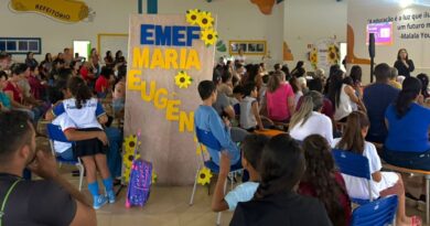 EMEF Maria Eugênia recebe palestra sobre violência doméstica e familiar em Primavera do Leste