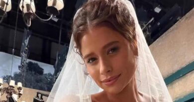 Agrado usa vestido de noiva feito a mão em ‘Coração Acelerado’: ‘sustentável de fibras’