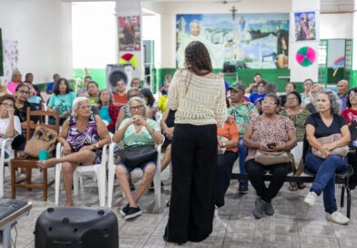 Evento com idosas no CCI Padre Firmo reforça protagonismo feminino e direitos das mulheres em Cuiabá