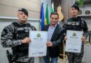 ALMT entrega moções em reconhecimento a policiais militares por atuação de destaque na segurança pública