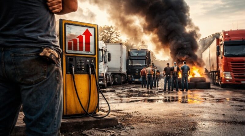 Alta do diesel eleva risco de greve de caminhoneiros e acende alerta no transporte de cargas
