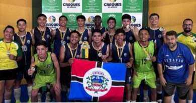 Seleção masculina de voleibol de Rondonópolis é campeã sub18
