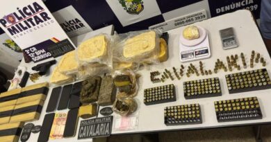 Cavalaria da PM detém oito faccionados por tráfico de drogas, apreende entorpecentes, pistolas e munições