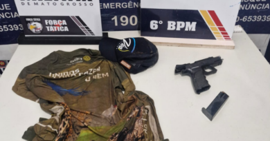 Força Tática prende suspeito de tentativa de homicídio em bar de Cáceres