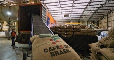 Exportações de café do Brasil caem em fevereiro e somam 2,6 milhões de sacas