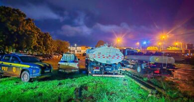 PRF intercepta mais de 27 mil litros de diesel destinados a garimpo ilegal em Pontes e Lacerda (MT)