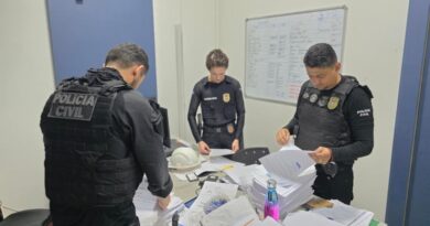 Polícia Civil cumpre ordens judiciais contra empresa investigada por fraude em obras de escolas em Guarantã do Norte