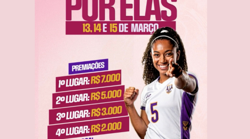 Prefeitura promove 1º Torneio Feminino de Futsal “Por Elas” em Rondonópolis