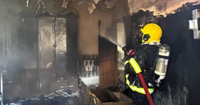 Bombeiros combatem princípio de incêndio em primeira ocorrência após inauguração de unidade em Querência