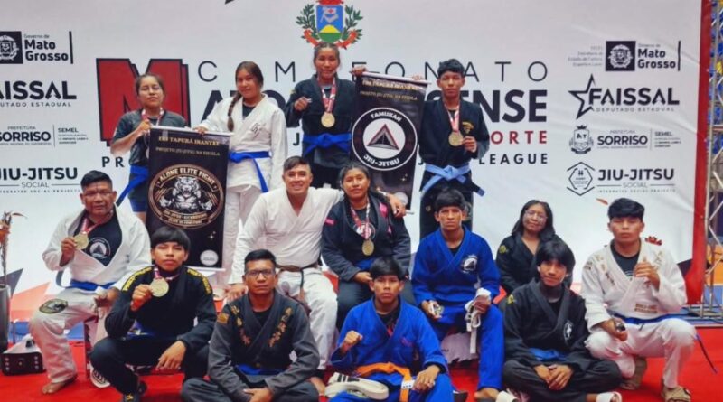 Projeto de jiu-jitsu fortalece protagonismo e identidade cultural de estudantes indígenas em Brasnorte