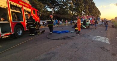 Corpo de Bombeiros socorre seis vítimas de acidente entre dois veículos na MT-140 em Sinop