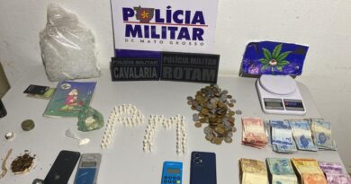 Polícia Militar prende casal por tráfico de drogas em Alto Paraguai