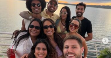 Ex-BBBs e famosos participam de jantar oficial antes do São João da Thay: ‘Alegria’