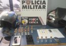 Força Tática prende quatro homens e apreende frascos de “loló” e comprimidos de ecstasy