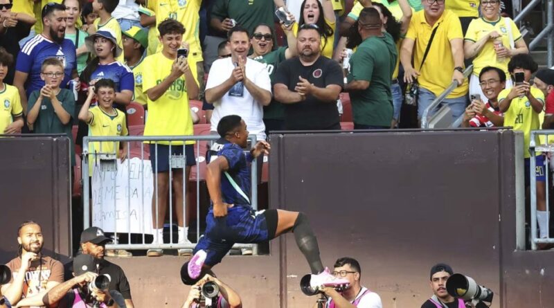 Endrick brilha e Brasil supera Egito em último teste antes do Mundial